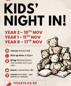 Foundation Kids Night In! - Tuesday 17th November 2026